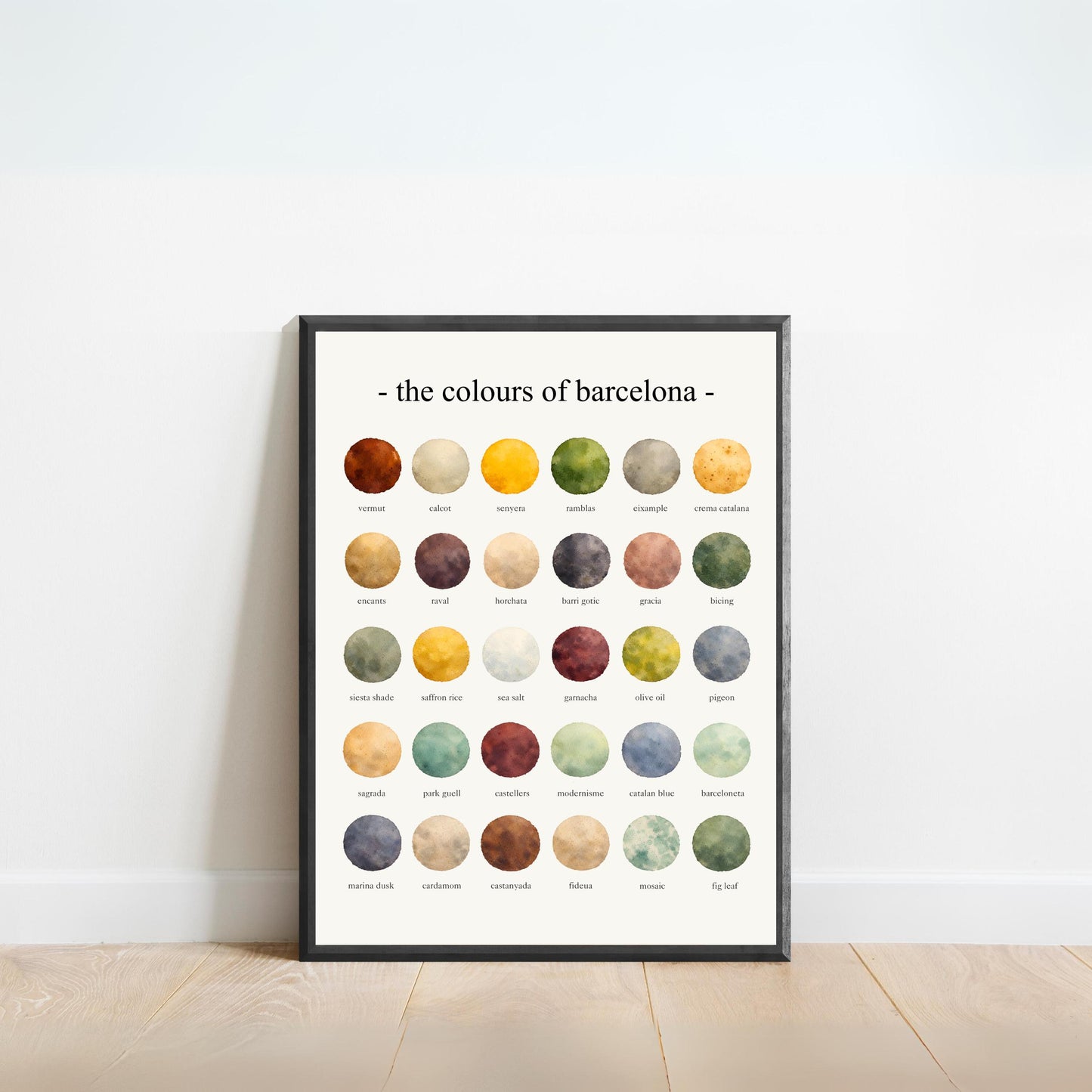 The Colours of  Barcelona – Watercolor