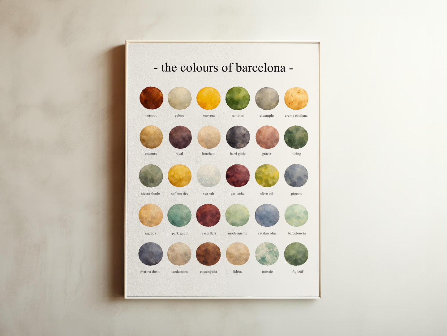 The Colours of  Barcelona – Watercolor