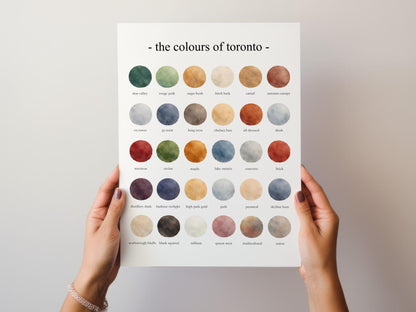 The Colours of Toronto - Watercolor Print
