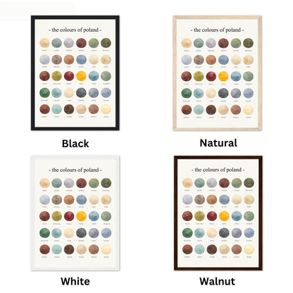 The Colours of Poland – Watercolor Print