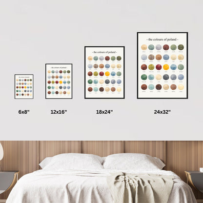 The Colours of Poland – Watercolor Print