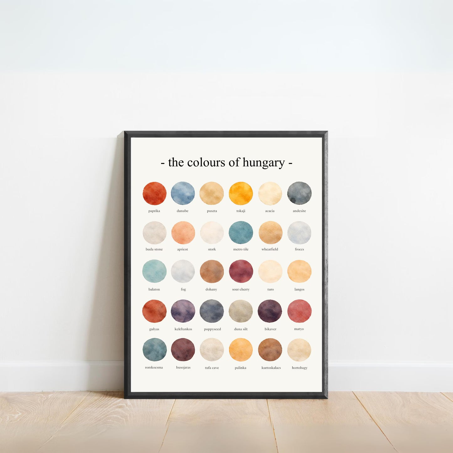 The Colours of  Hungary – Watercolor