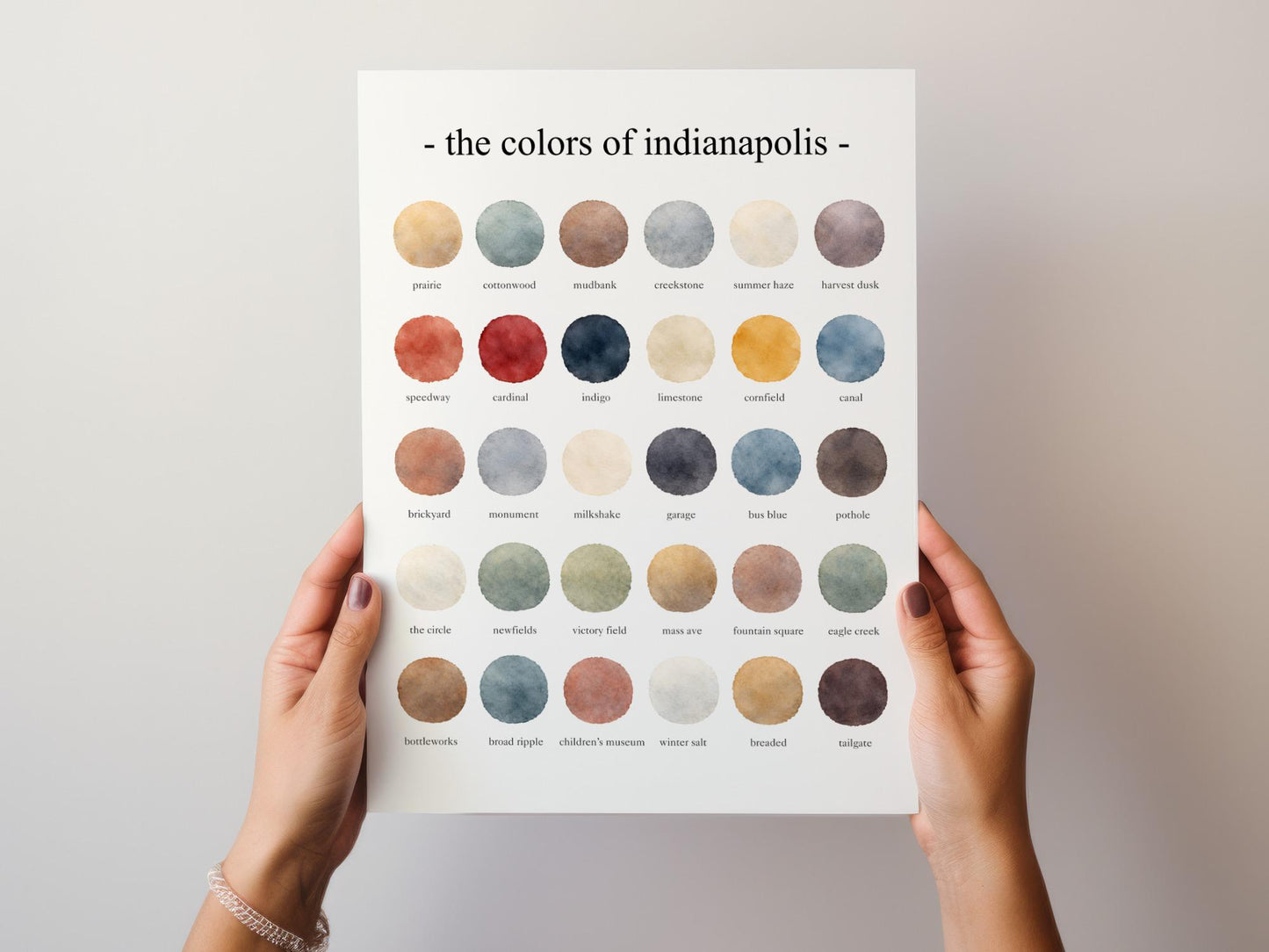 The Colors of Indianapolis – Watercolor