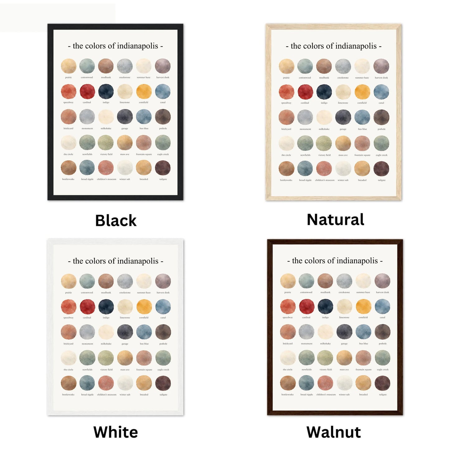 The Colors of Indianapolis – Watercolor