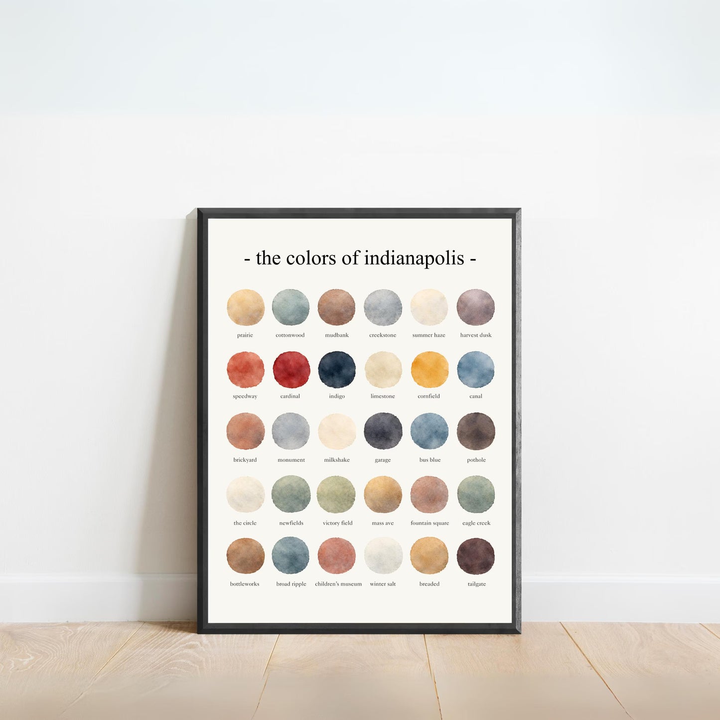 The Colors of Indianapolis – Watercolor