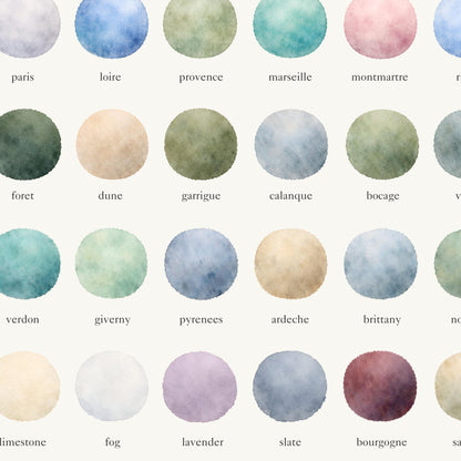 The Colours of  France – Watercolor