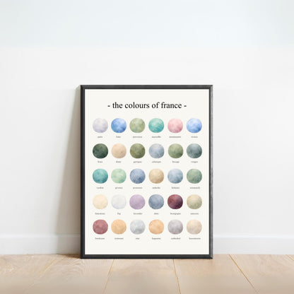 The Colours of  France – Watercolor
