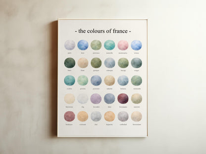 The Colours of  France – Watercolor