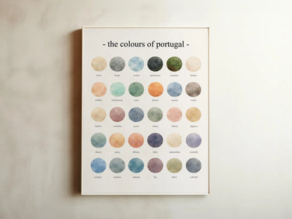 The Colours of Portugal - Watercolor Print