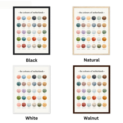 The Colours of Netherlands - Watercolor Print