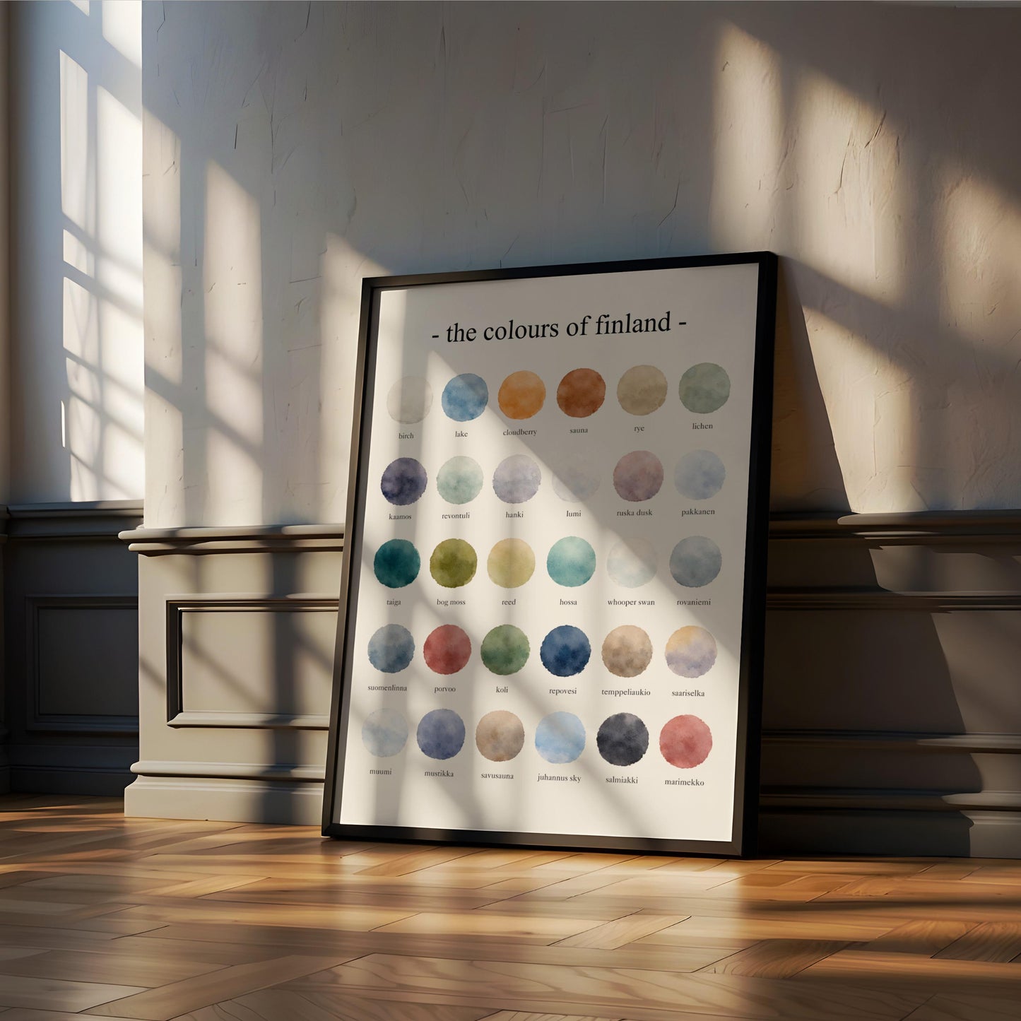 The Colours of  Finland – Watercolor