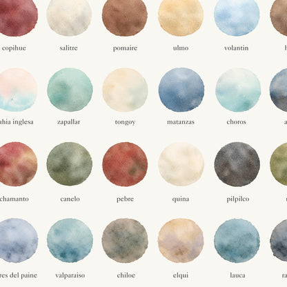 The Colours of  Chile – Watercolor