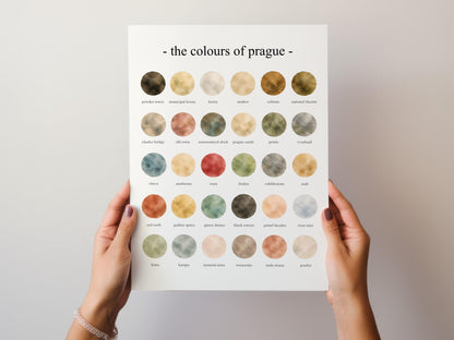 The Colours of Prague - Watercolor Print