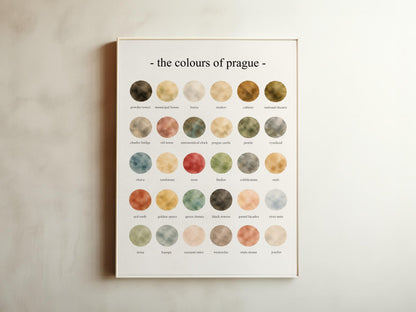 The Colours of Prague - Watercolor Print