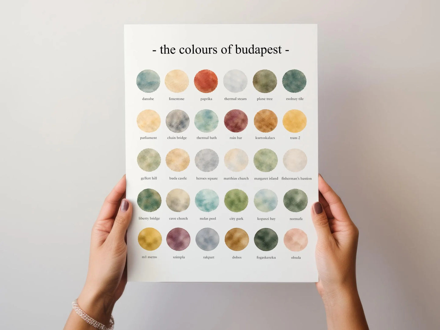 The Colours of  Budapest – Watercolor