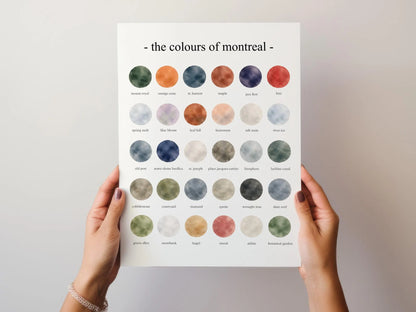 The Colours of Montreal - Watercolor Print