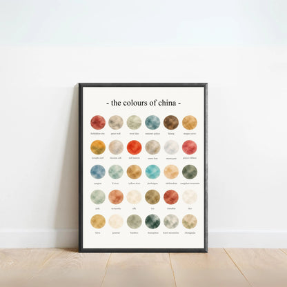 The Colours of  China  – Watercolor