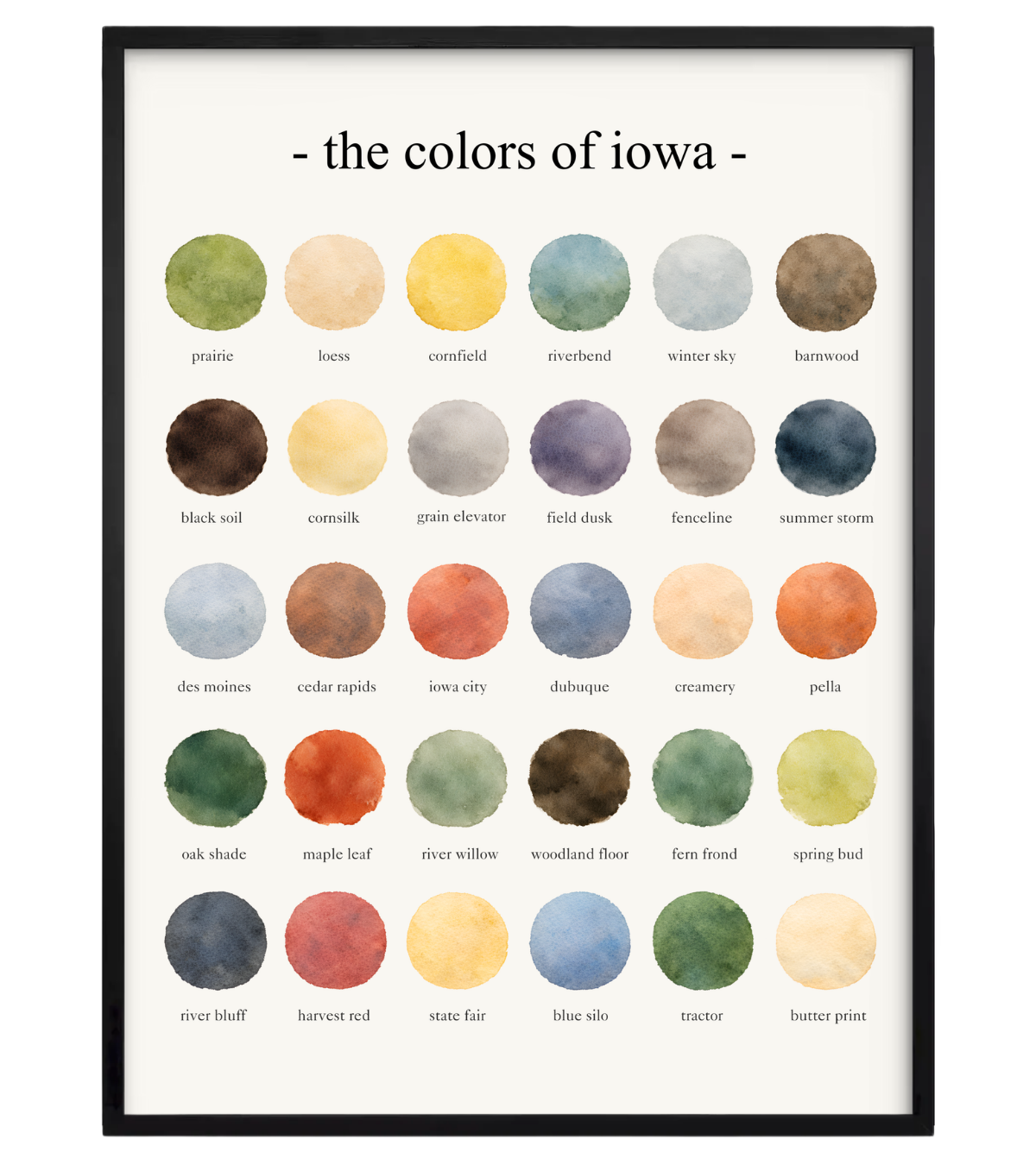 The Colors of Iowa