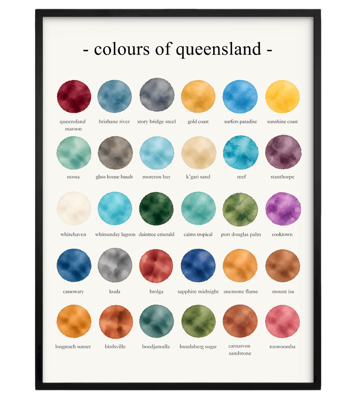 The Colours of Queensland