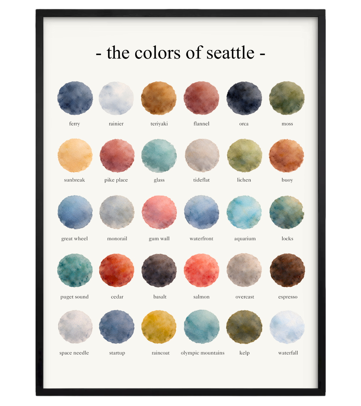 The Colors of Seattle