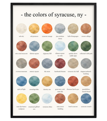 The Colors of Syracuse, NY