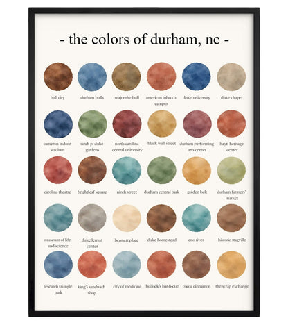 The Colors of Durham, NC