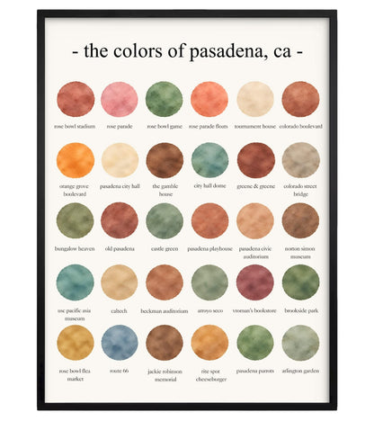 The Colors of Pasadena, CA