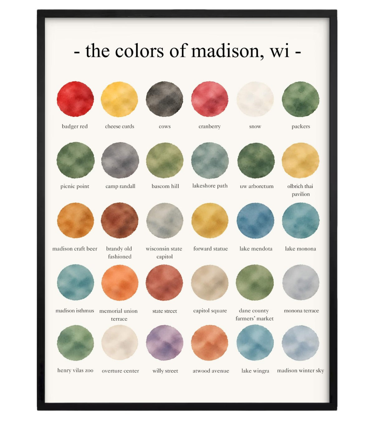 The Colors of Madison, WI