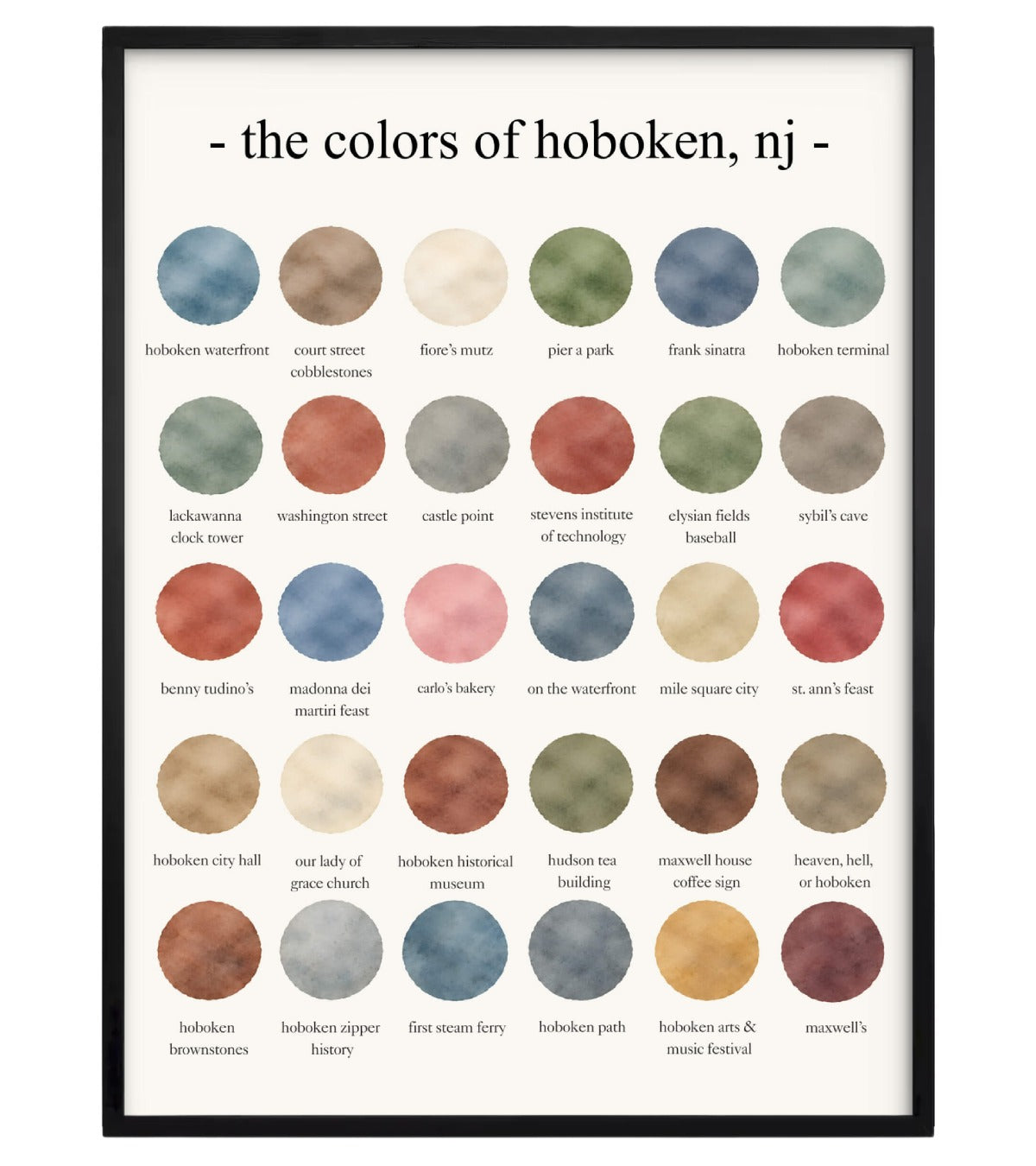The Colors of Hoboken, NJ