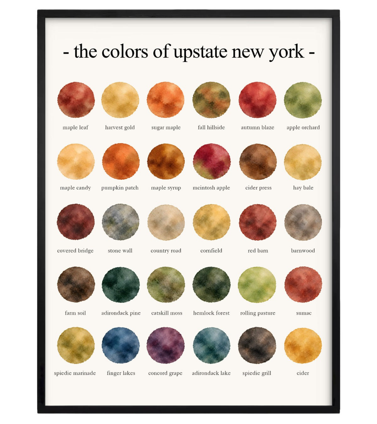 The Colors of Upstate New York