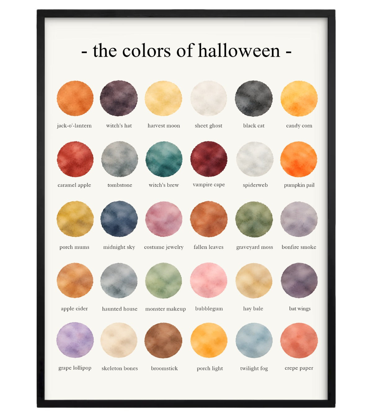 The Colors of Halloween