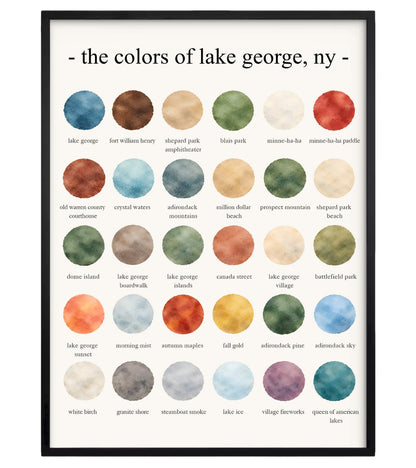 The Colors of Lake George, New York