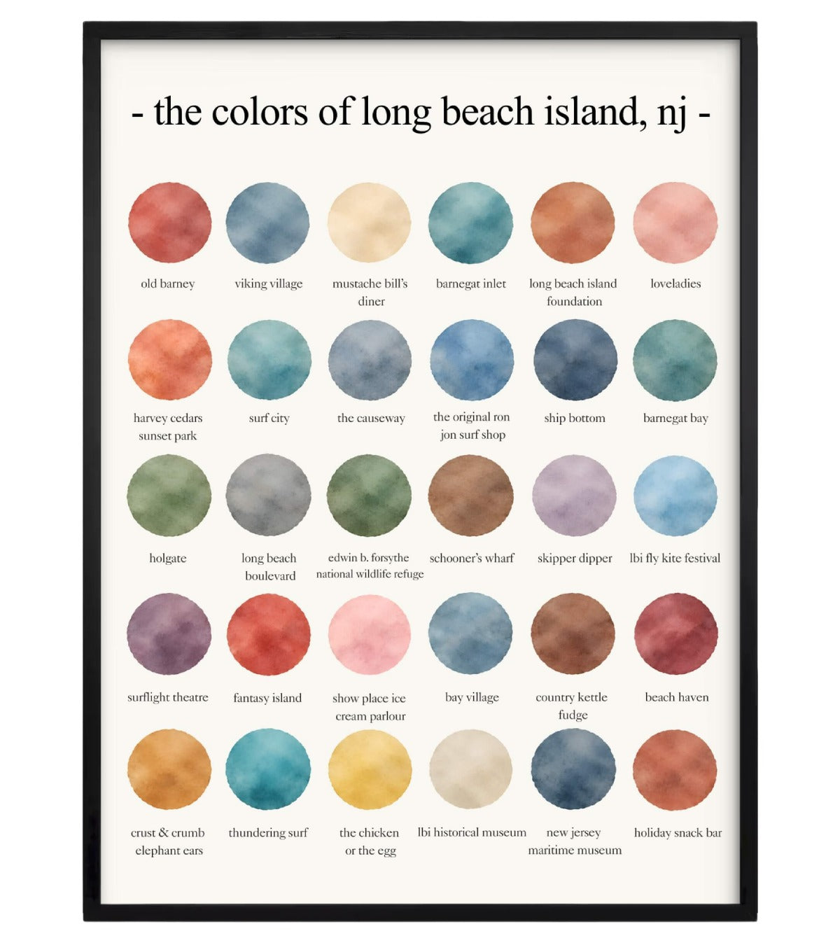 The Colors of Long Beach Island, NJ