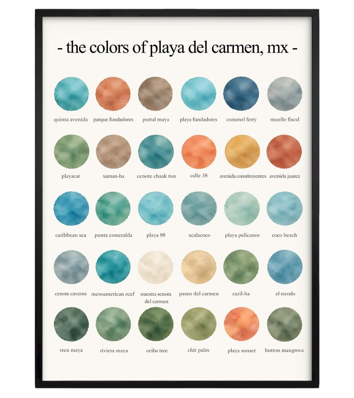 The Colors of Playa del Carmen, MX