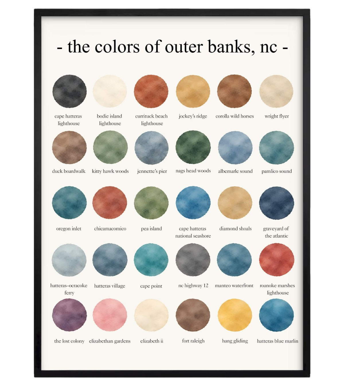 The Colors of Outer Banks, NC