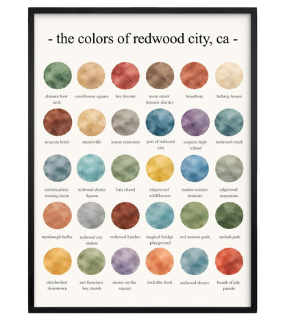 The Colors of Redwood City, CA