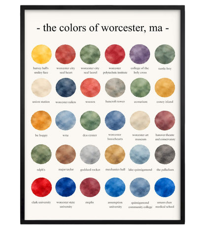 The Colors of Worcester, Massachusetts