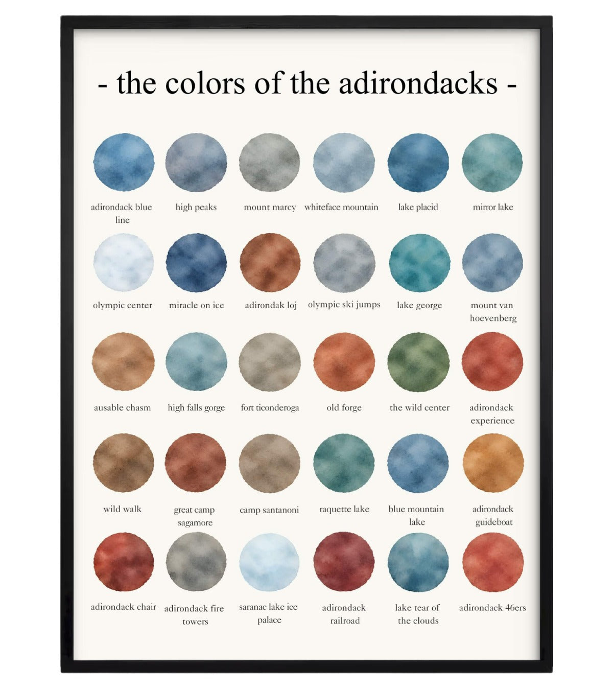 The Colors of the Adirondacks