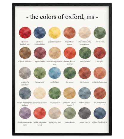 The Colors of Oxford, Mississippi