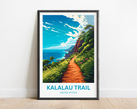 Kalalau Trail Travel Poster