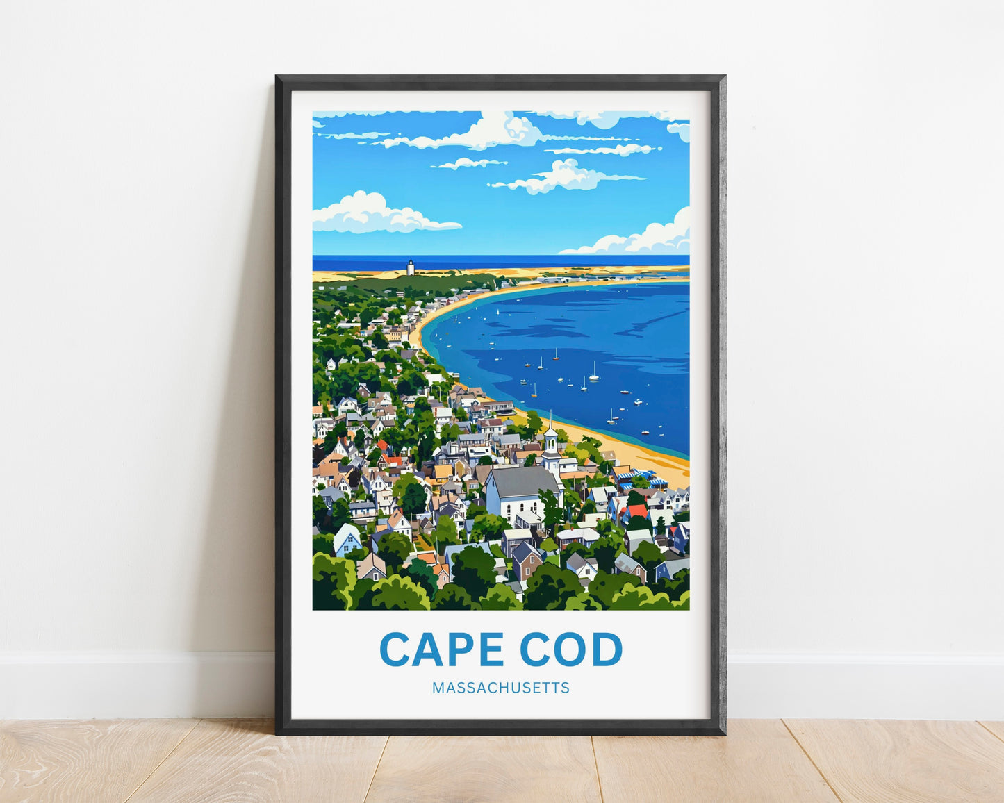 Cape Cod Travel Poster - Harbors & Horizons