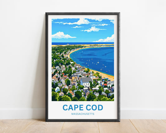 Cape Cod Travel Poster - Harbors & Horizons