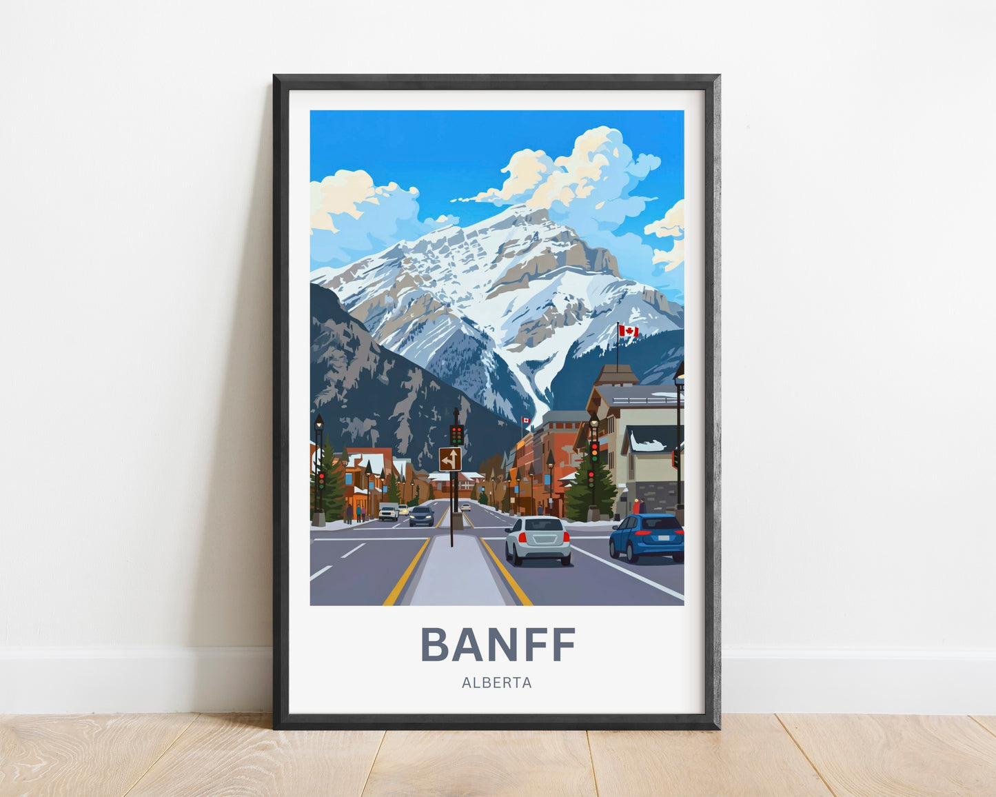 Banff Avenue Travel Poster
