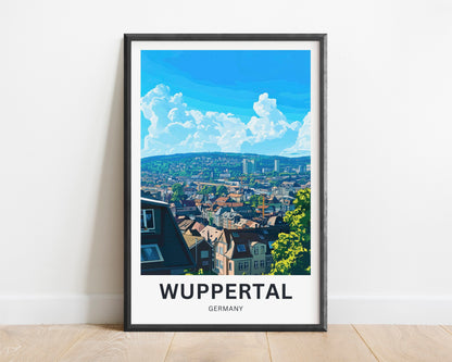 Wuppertal Travel Poster- Germany