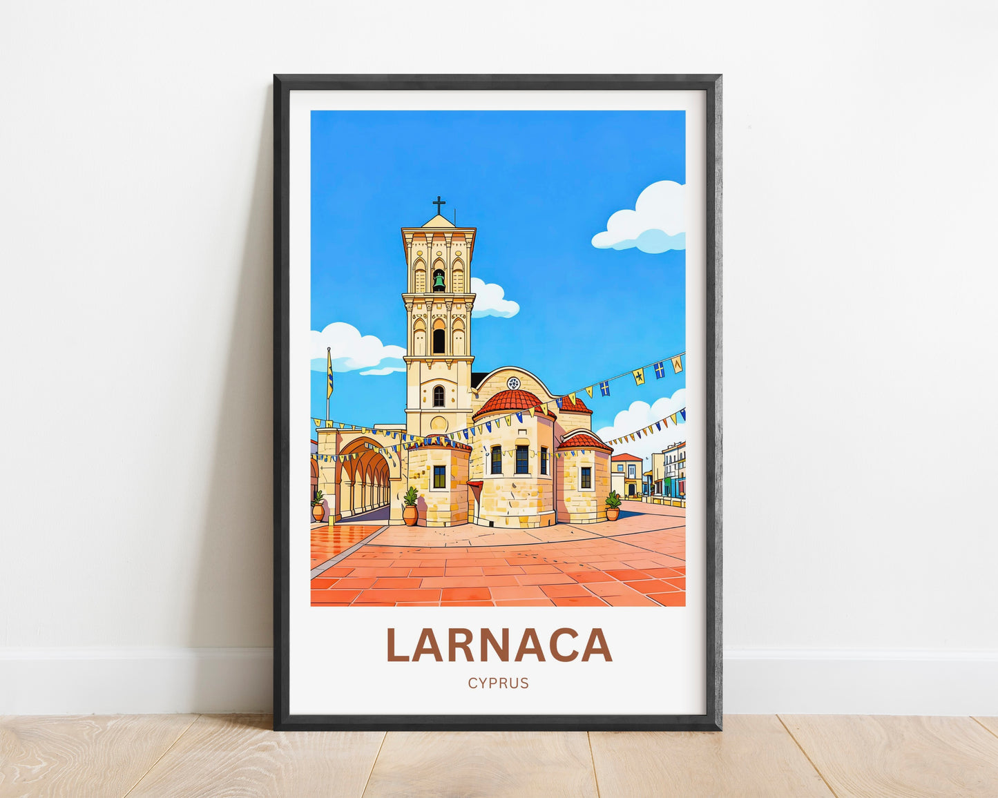 Larnaca Travel Poster - Church