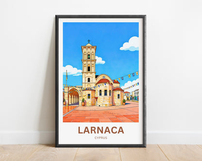 Larnaca Travel Poster - Church