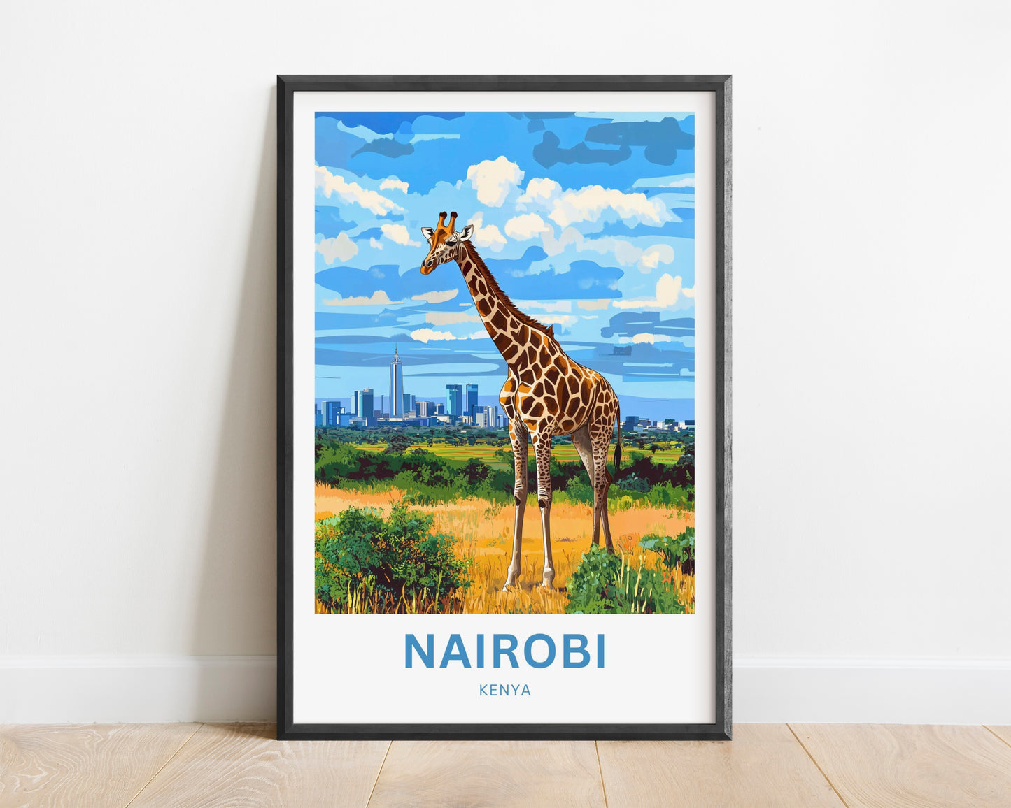 Nairobi Travel Poster - Africa's Metropolis