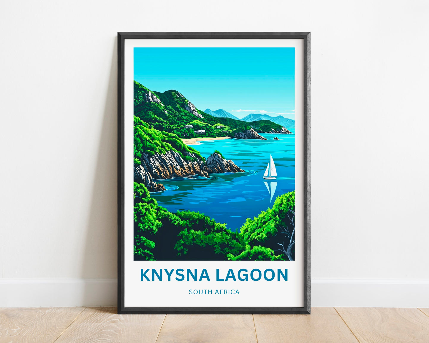 Knysna Lagoon Travel Poster