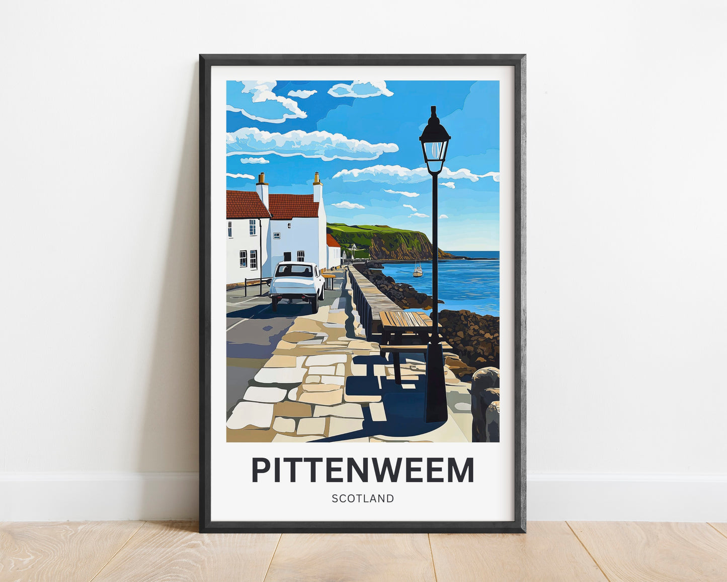 Pittenweem Travel Poster - Coastal Life