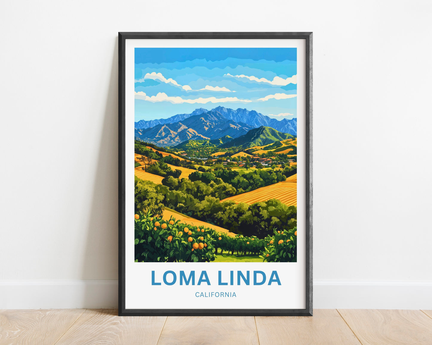 Loma Linda Travel Poster  - Captivating Nature’s Harmony
